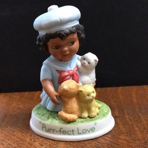 Avon Tender Memories Collection Figurine “Purr-fect Love” 1991
